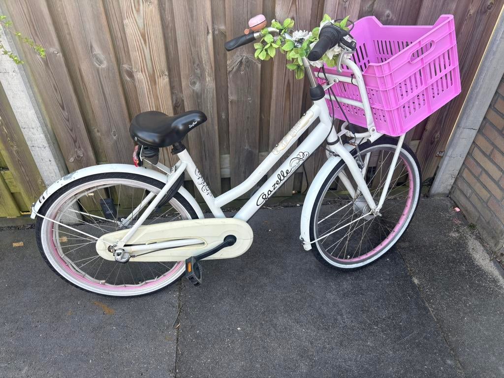 24 inch gazelle miss grace fiets, Fietsen en Brommers, Fietsen | Meisjes, Ophalen, Gebruikt, 24 inch, Versnellingen