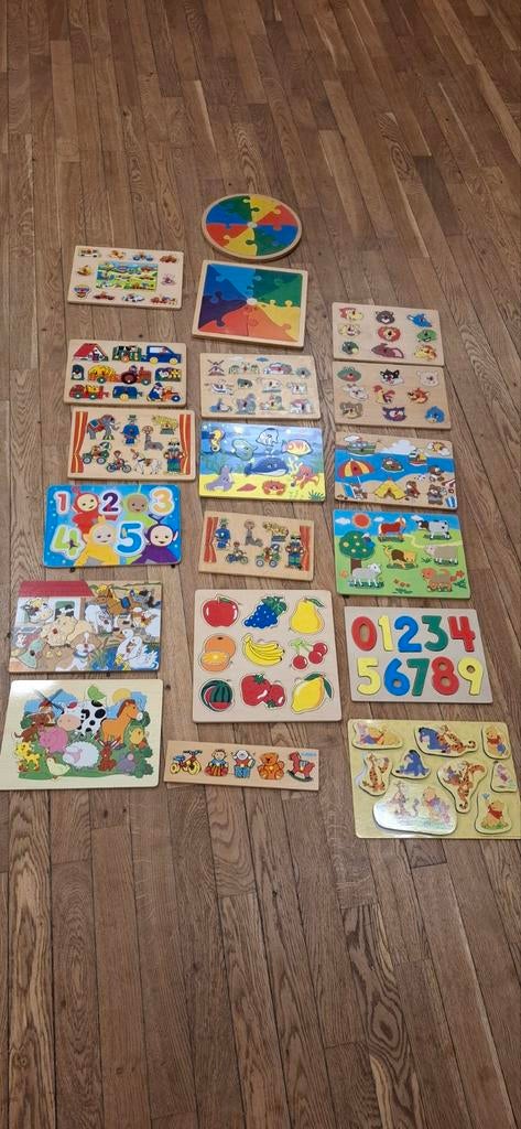 Houten puzzels, Kinderen en Baby's, Speelgoed | Kinderpuzzels, Ophalen, Gebruikt, Van hout, Minder dan 10 stukjes