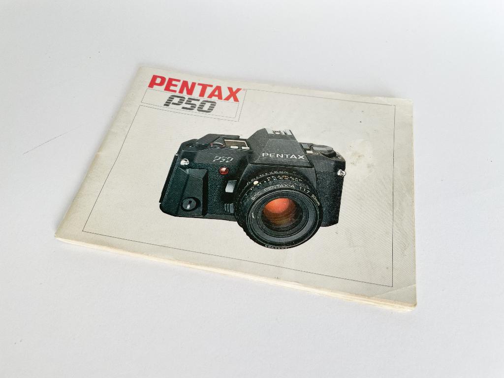 Pentax P50 + ME winder gebruiksaanwijzing, Ophalen of Verzenden, Gebruikt, Spiegelreflex, Pentax