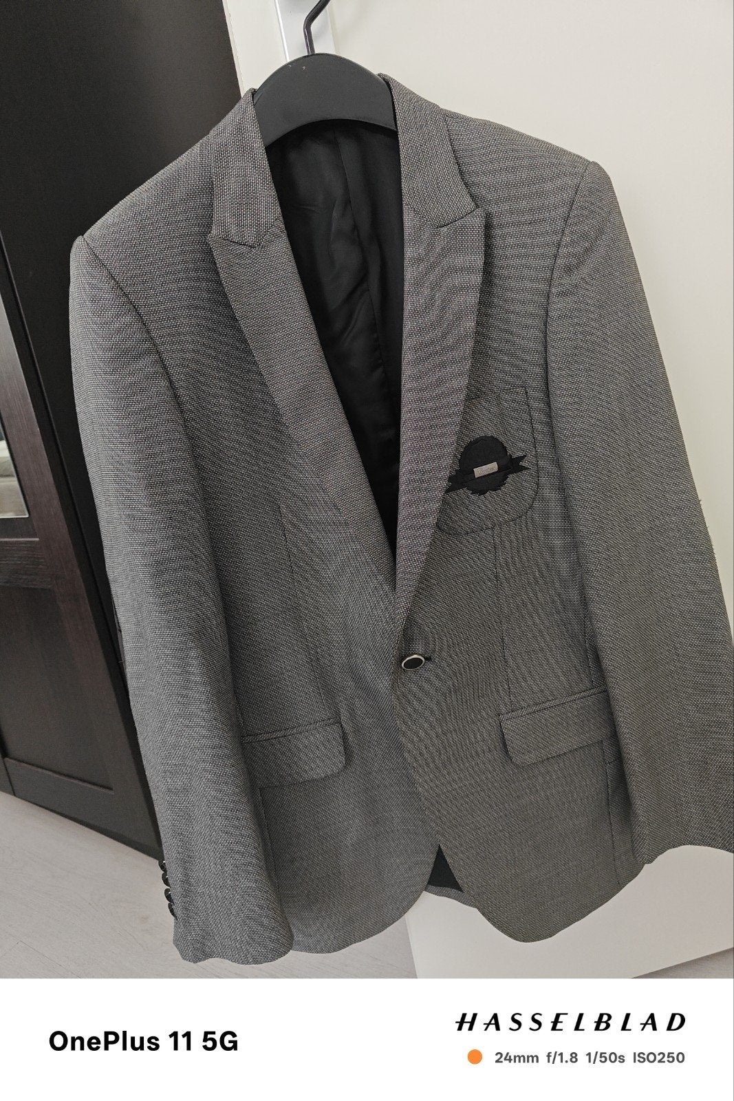 Stijlvol Grijs Centone Colber - Maat 46, Kleding | Heren, Kostuums en Colberts, Ophalen of Verzenden