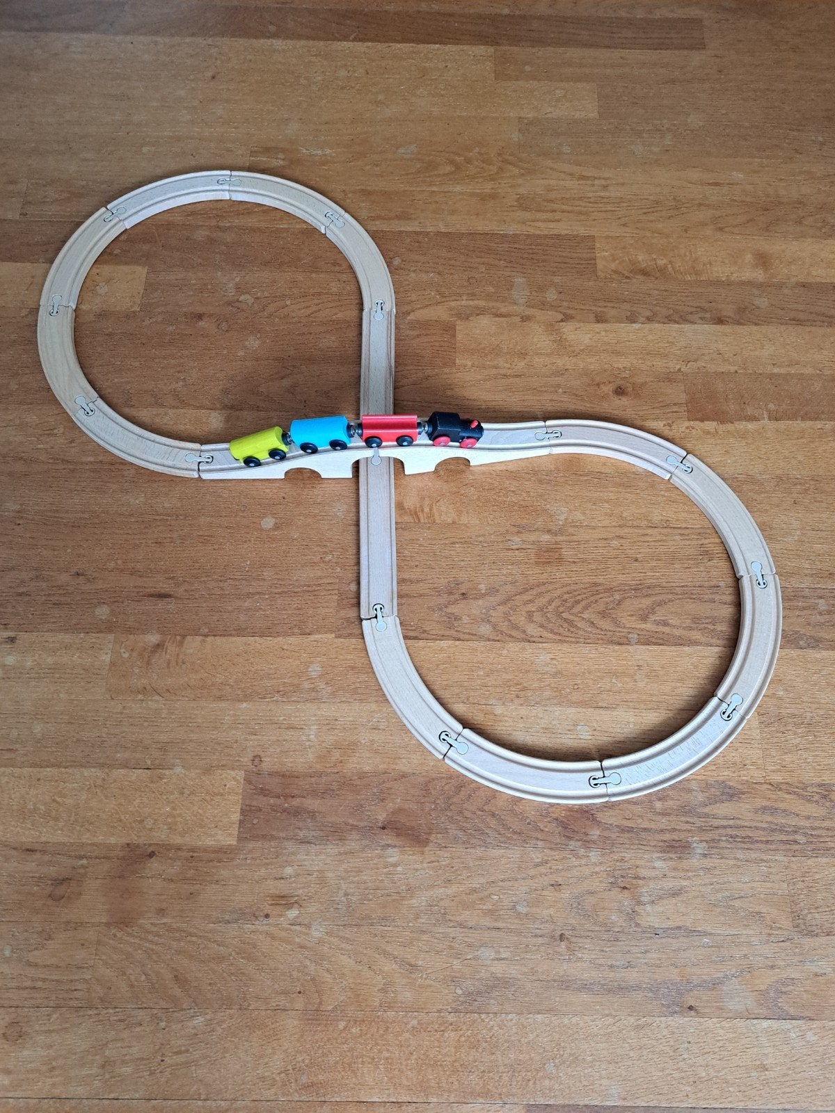 Ikea houten treintje met rails, Ophalen of Verzenden, Zo goed als nieuw, Overige typen