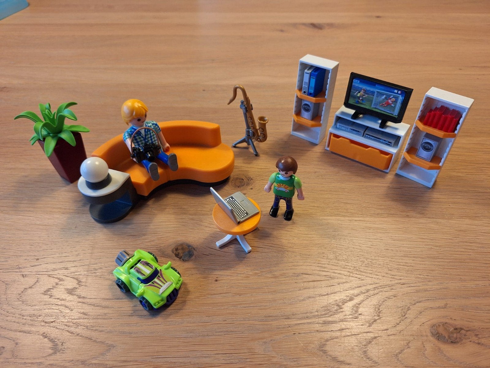 Playmobil City Life Salon 9267 met doos, Gebruikt, Gebouw, Complete set, Ophalen of Verzenden
