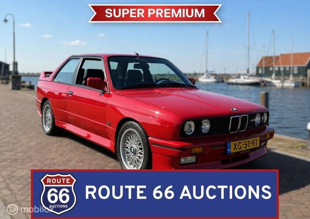 BMW M3 | 1989 | Route 66 Auctions, Overige carrosserieën, Zwart, Bedrijf, Handgeschakeld