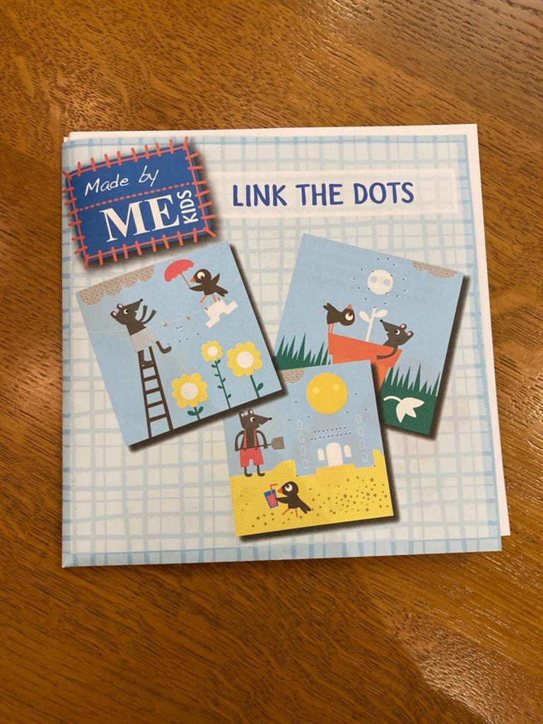 Nieuw - Link the dots met 3 stickervellen, Ophalen of Verzenden, Nieuw, Taal en Lezen