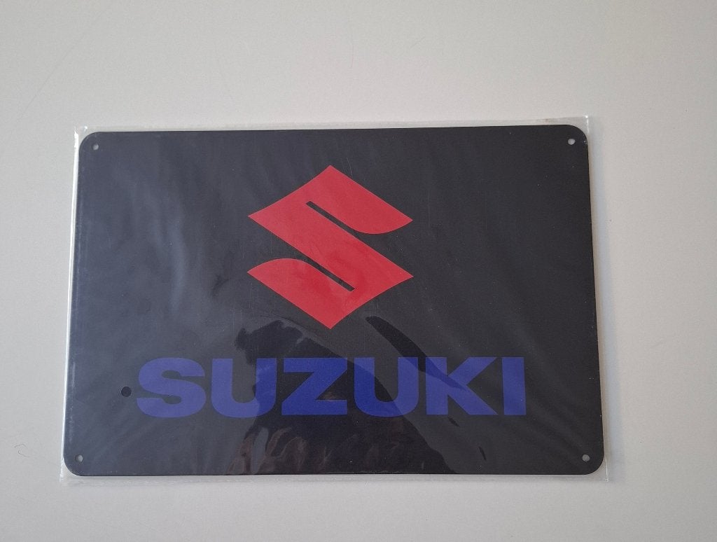 Suzuki - Logo - Metalen Bord -, Ophalen of Verzenden, Nieuw, Auto's