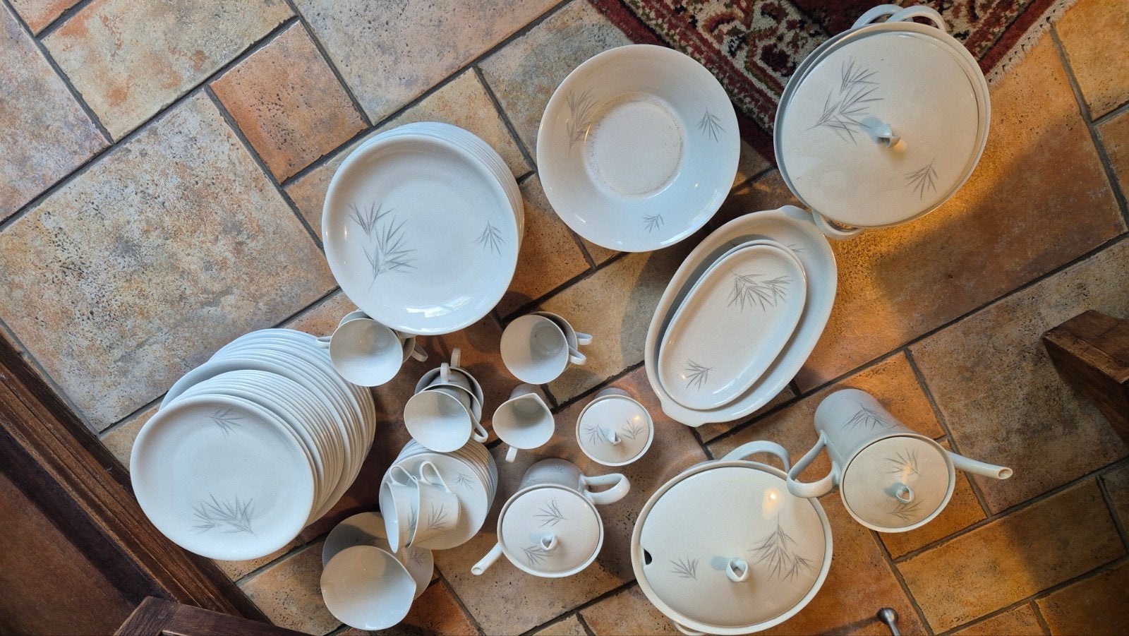 Vintage porselein Zeh Scherzer Rosenthal servies - 69-delig, Ophalen, Gebruikt, Overige merken, Klassiek