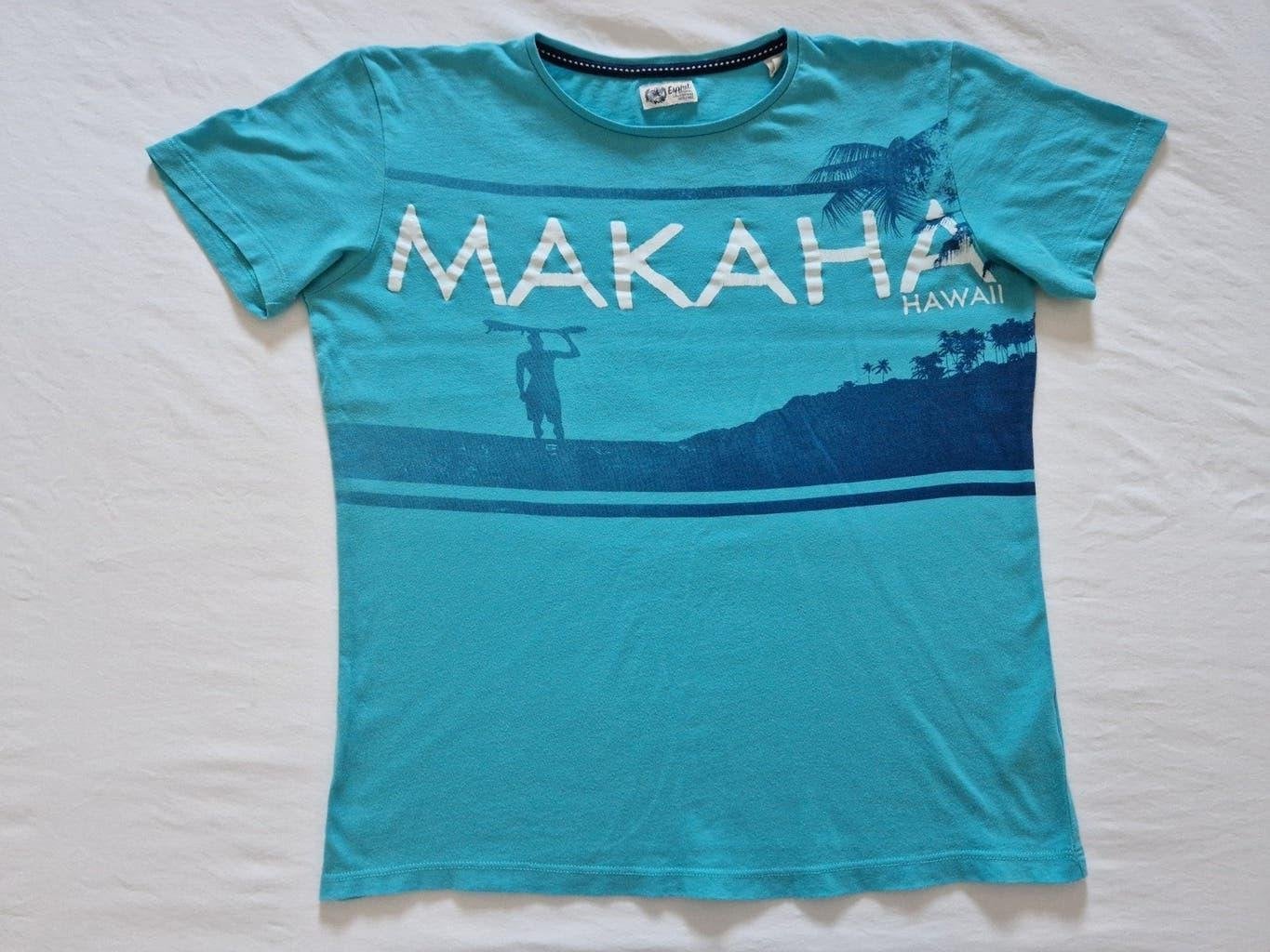 Esprit, heren T-shirt met opdruk: Makaha Hawaii, Ophalen of Verzenden, Esprit, Gedragen, Maat 48/50 (M)