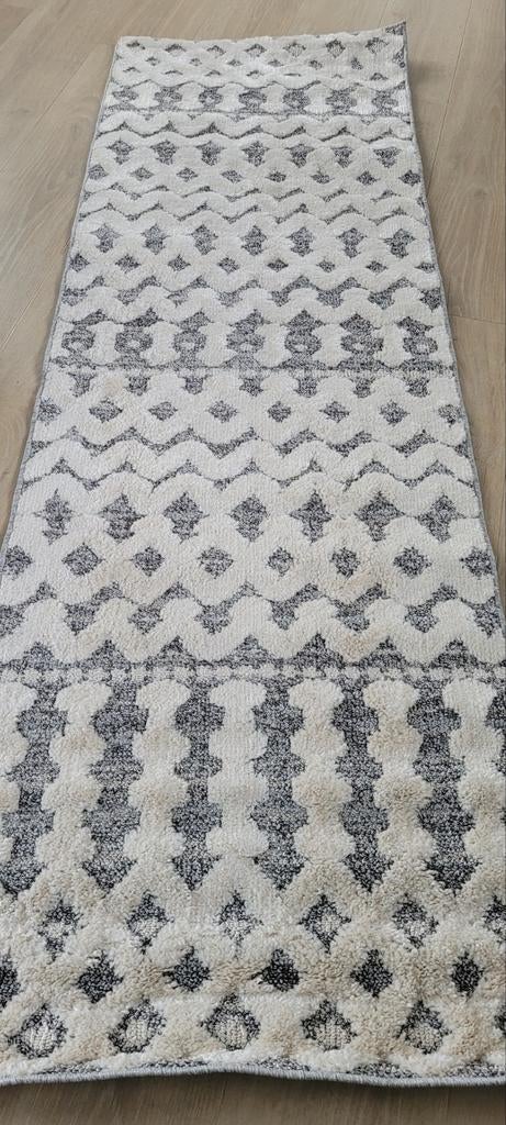 Vloerkleed Pisa 80x250 grijsttinten laagpolig nieuw!, Grijs, Rechthoekig, Nieuw, Comfortabel kwaliteit stijlvol warm gezellig
