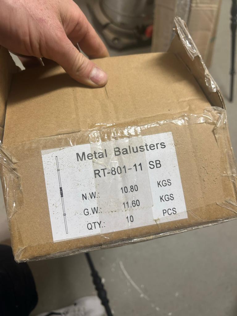 10 stuks Nieuwe baluster zwart - RT-801-11 SB, Doe-het-zelf en Verbouw, Ophalen, Nieuw