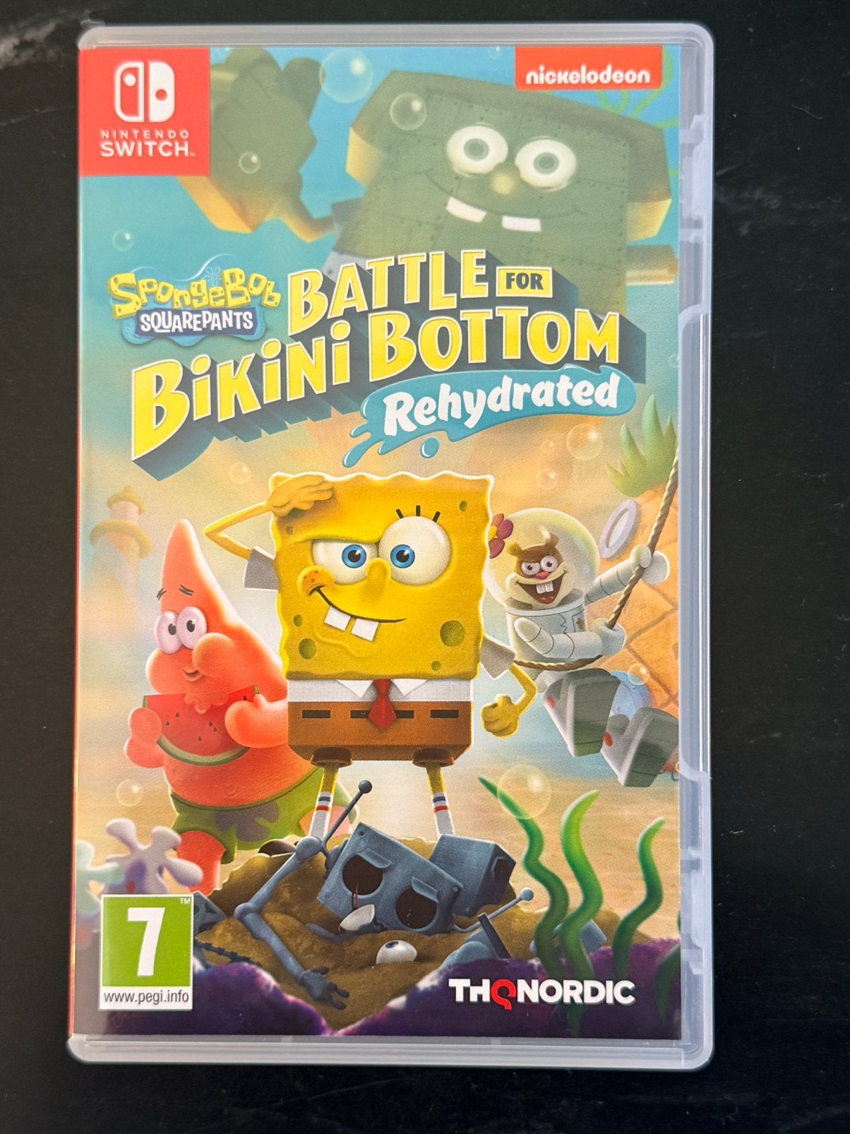 SpongeBob: Battle for Bikini Bottom Rehydrated - Nintendo Sw, 2 spelers, Eén computer, Ophalen of Verzenden, Zo goed als nieuw