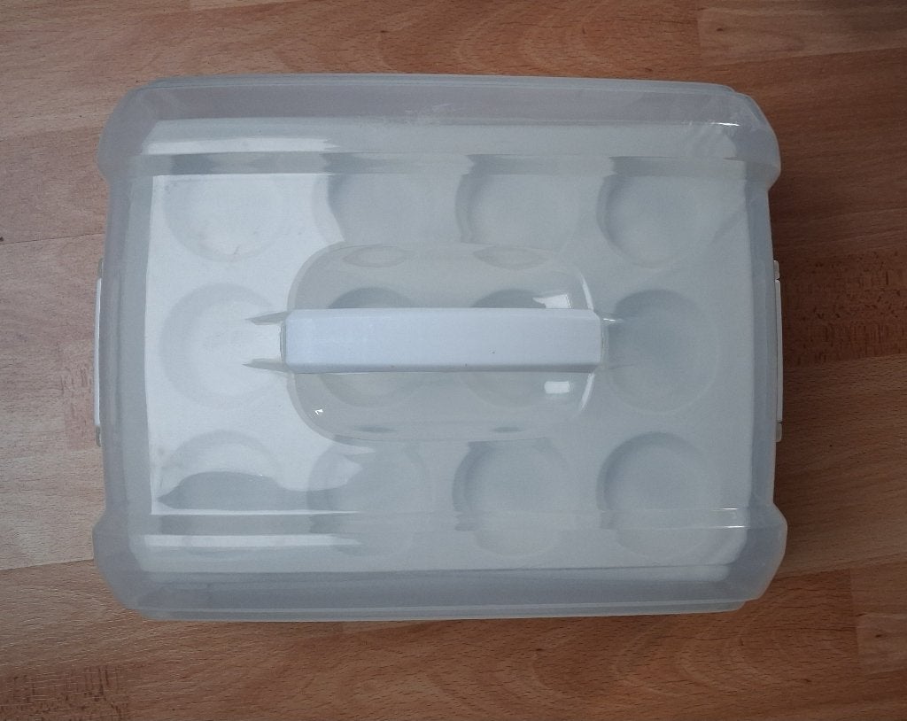 cup cake transport doos, Ophalen of Verzenden, Zo goed als nieuw, Cupcakes, Overige typen
