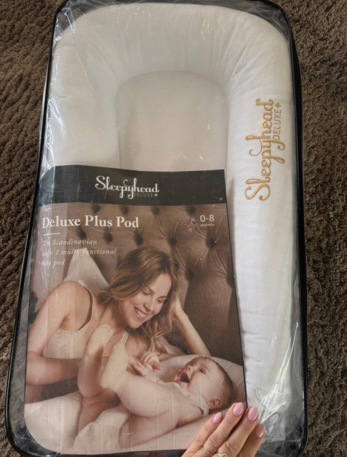 Sleepyhead Deluxe Plus Pod - Baby Nestje (0-8 maanden), Ophalen, Zo goed als nieuw, Wieg