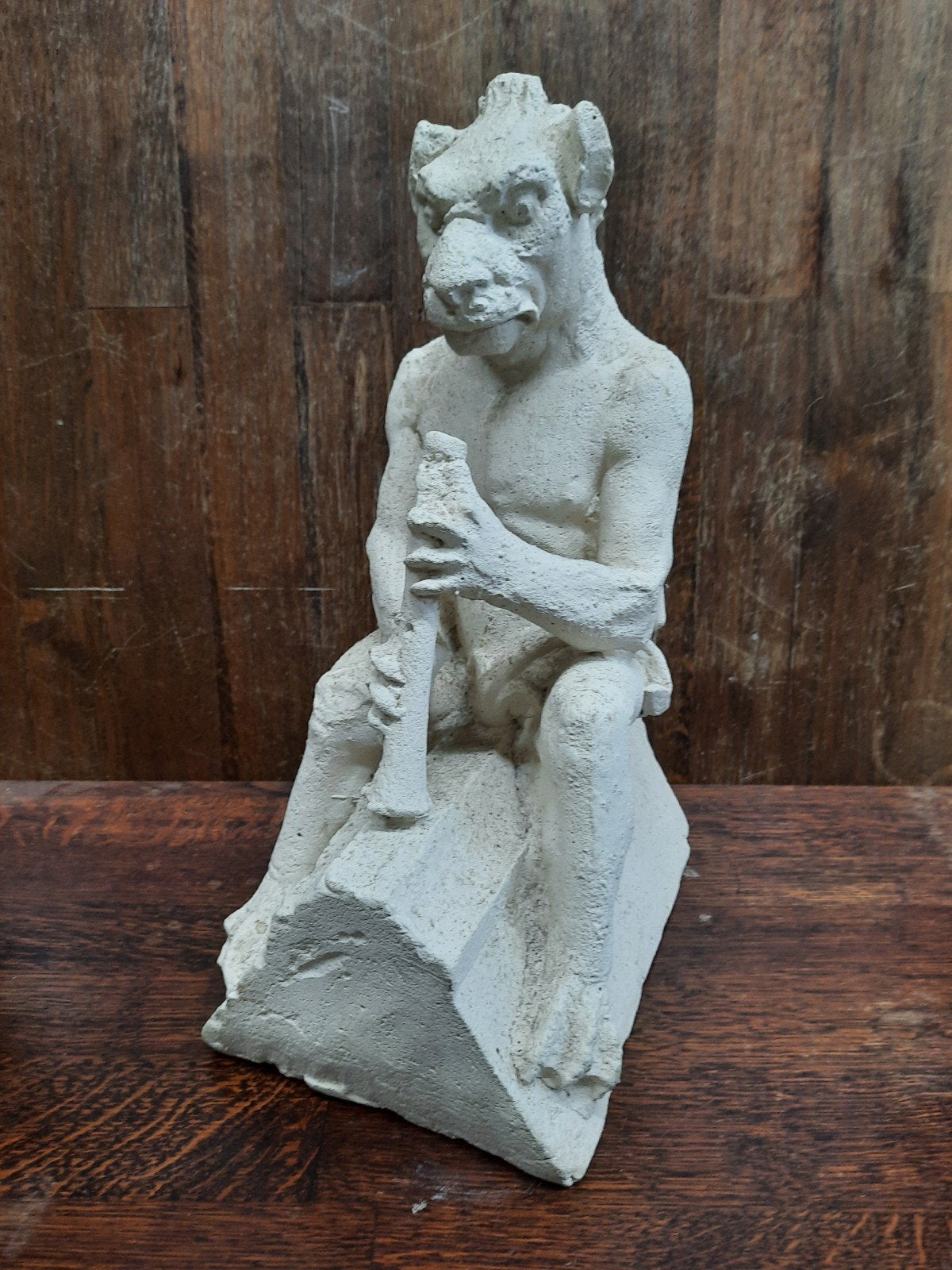 Authentieke kopie luchtboogbeeld Sint-Jankathedraal DenBosch, Ophalen, Handgemaakt, 20 - 50 cm, Steen of Keramiek