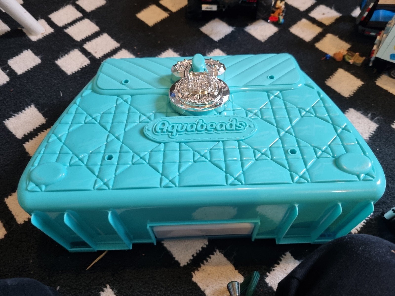 Aquabeads Starter Set met Kralen en Voorbeelden, Ophalen of Verzenden, Gebruikt, Knutselen