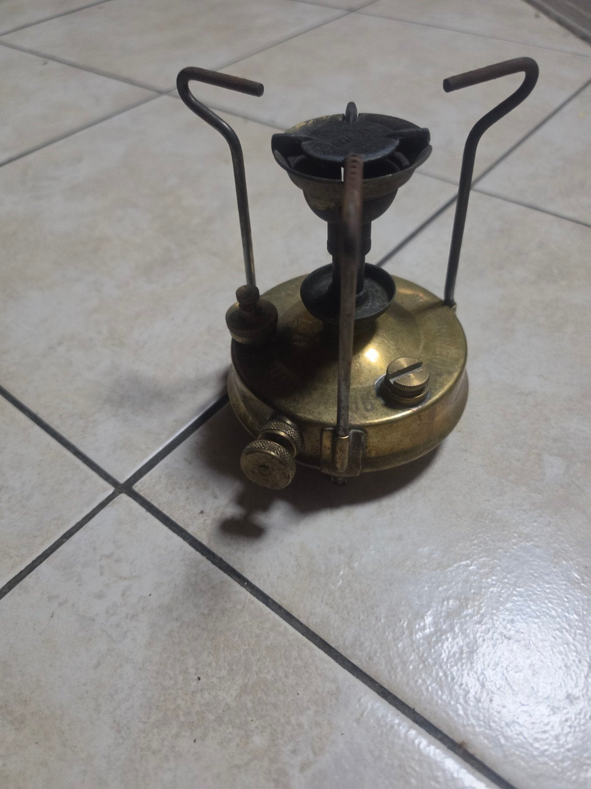 Vintage Messing Petroleumbrander - Draagbaar Kooktoestel, Antiek en Kunst, Antiek | Keukenbenodigdheden, Ophalen