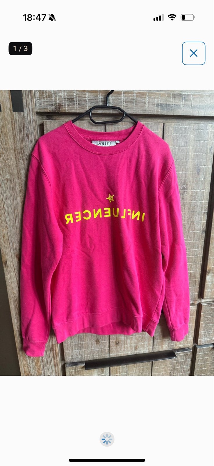 Roze Janice trui met lange mouwen, maat 36 (S), Ophalen of Verzenden, Zo goed als nieuw, Lange mouw, Roze