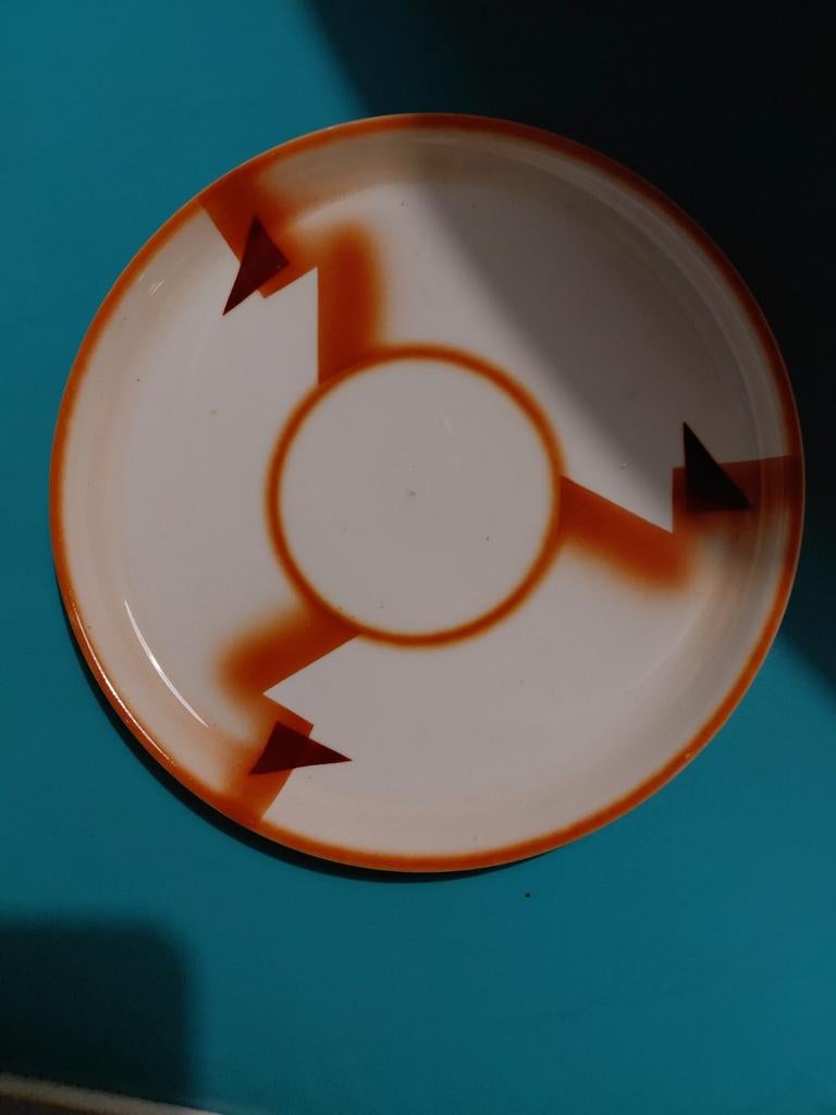 Ama untucht art deco bauhaus bord/schaal ca 1920, Antiek en Kunst, Ophalen of Verzenden