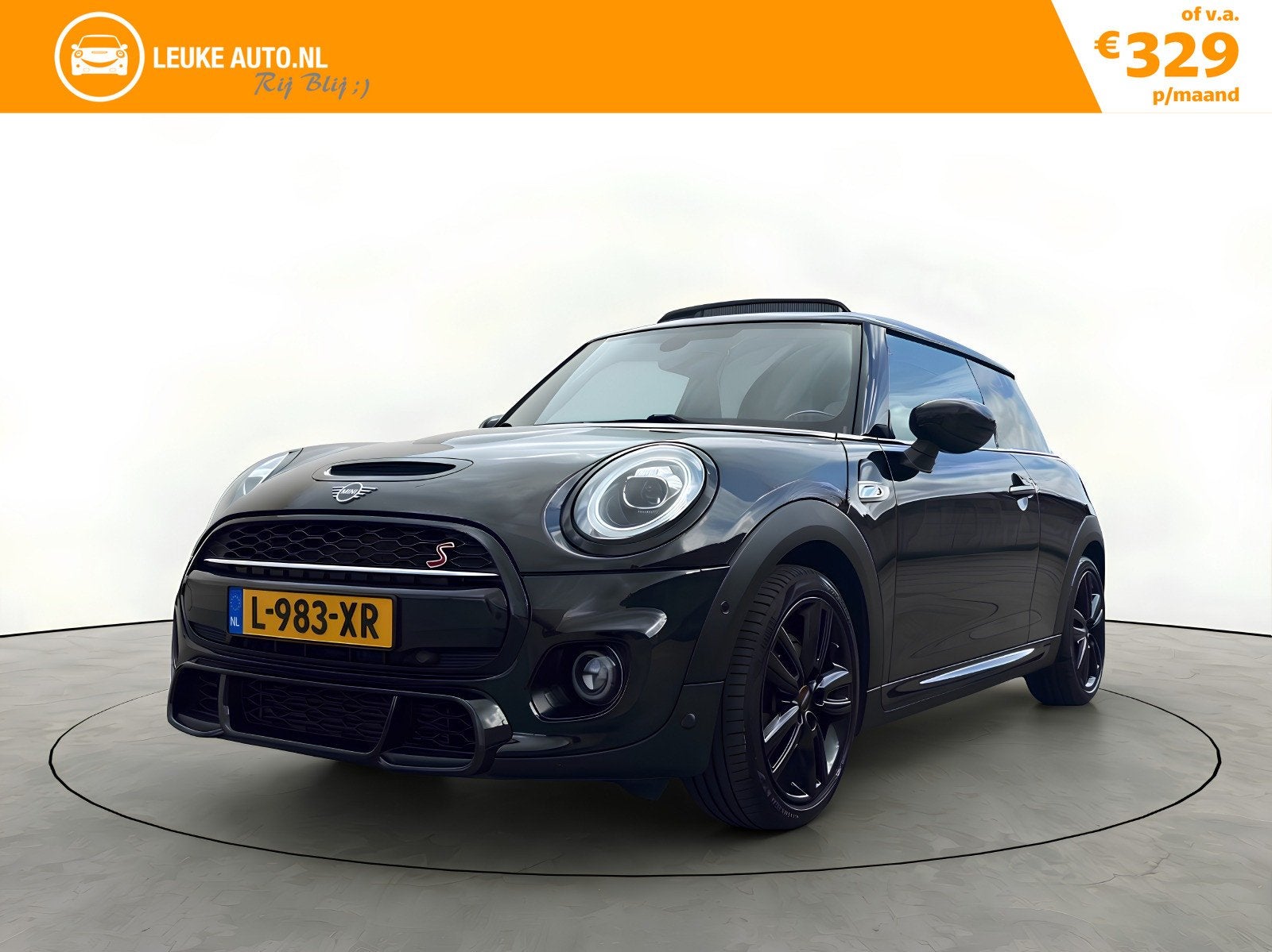 MINI 3-deurs 2.0 Cooper S 192PK John Cooper Works Pano Schaa, Auto's, 1998 cc, Gebruikt, 4 stoelen, Zwart