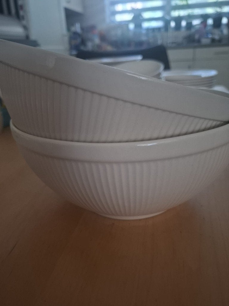2x (salade)schaal Wedgwood Windsor, Ophalen, Gebruikt, Schaal of Schalen, Wedgwood