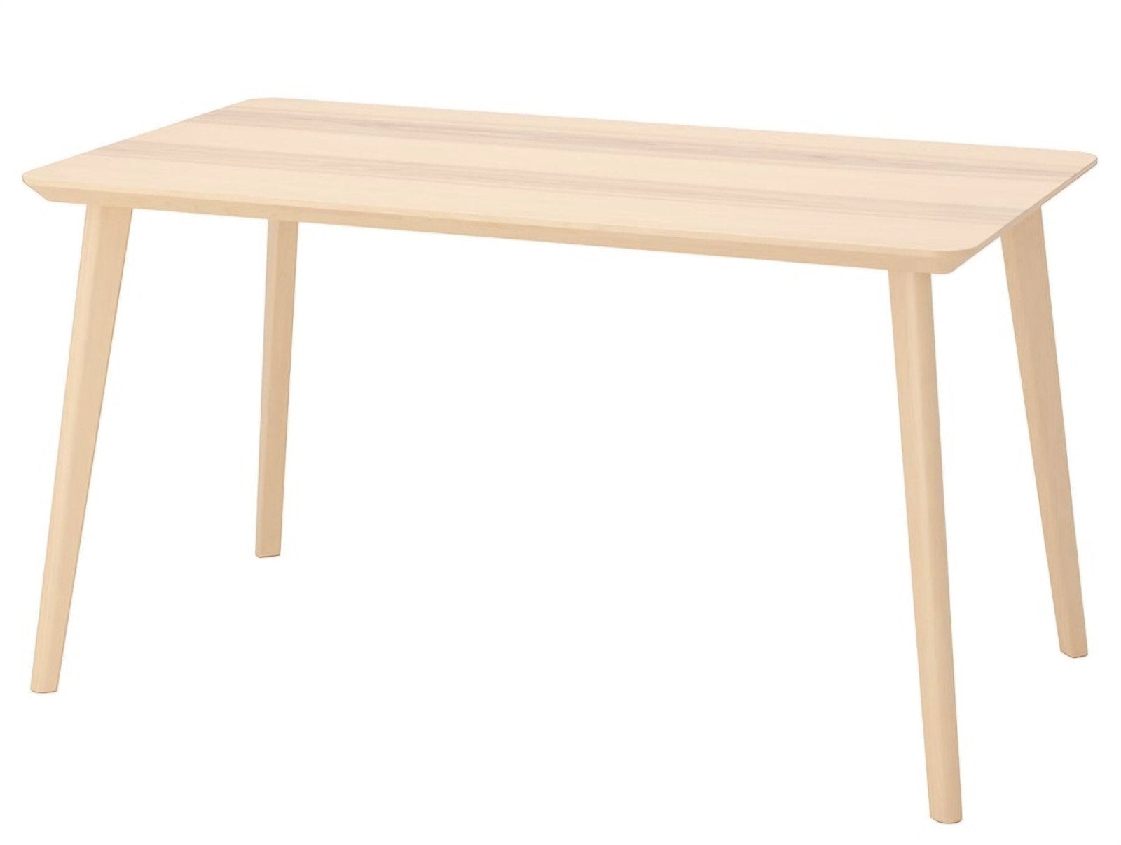 IKEA LERHAMN Eettafel - Licht en Modern, Huis en Inrichting, Ophalen, 100 tot 150 cm, Modern, Scandinavisch, Minimalistisch, 50 tot 100 cm