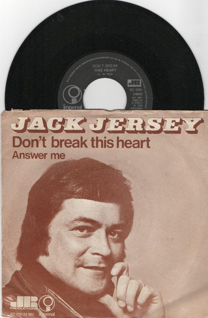 Jack Jersey – Don't Break This Heart, Ophalen of Verzenden, Gebruikt, Pop