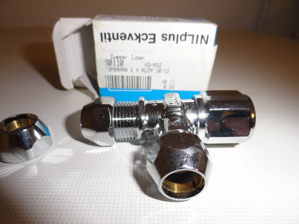 NIL hoekventiel 1223/6 knel  -  nieuw, Ophalen, Minder dan 30 cm, Radiator, Nieuw