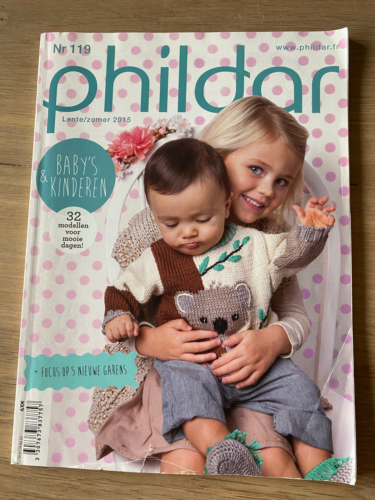 Phildar 119 Lente/Zomer 2015 Baby's & Kinderen Breipatronen, Ophalen of Verzenden, Gebruikt, Haken, Patroon of Boek