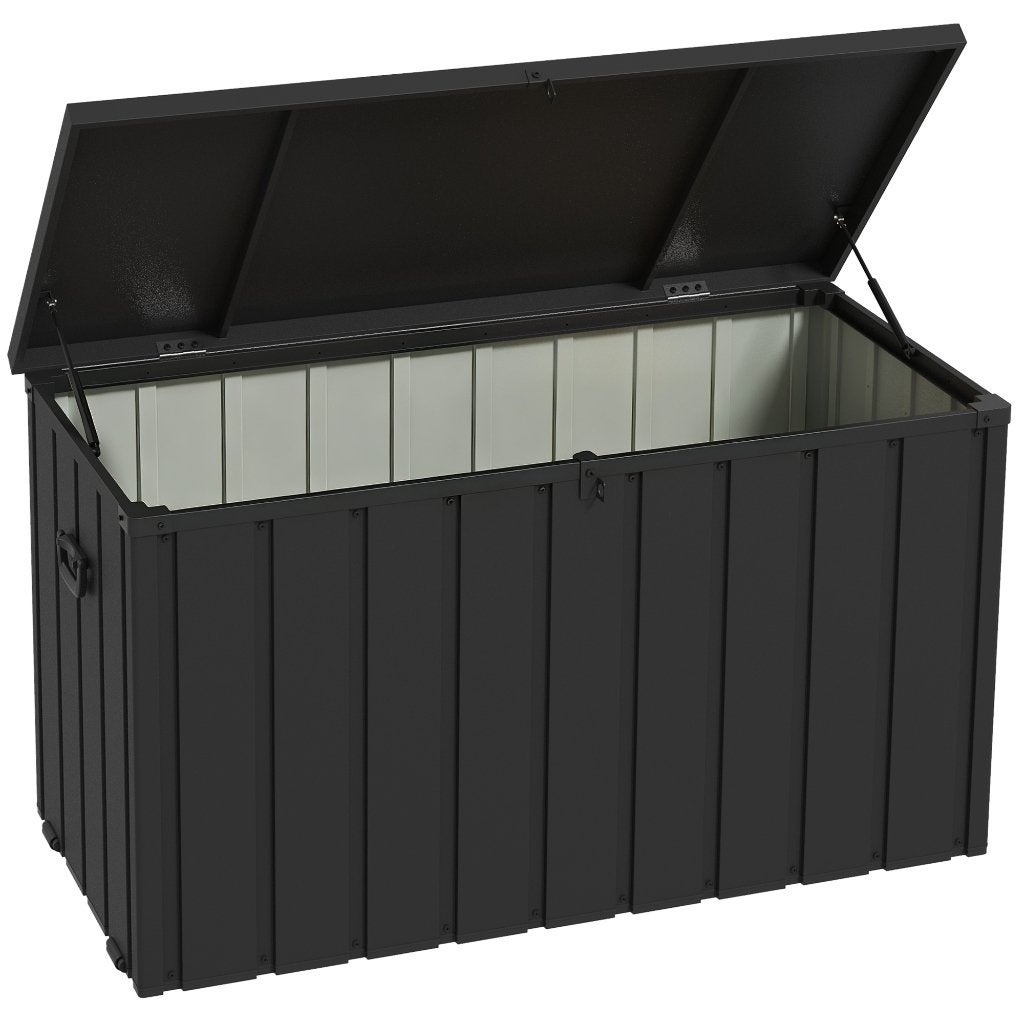 Tuinkist, Kussenbox, weerbestendig, Donkergrijs, Ophalen, Nieuw, Kunststof, Overige typen