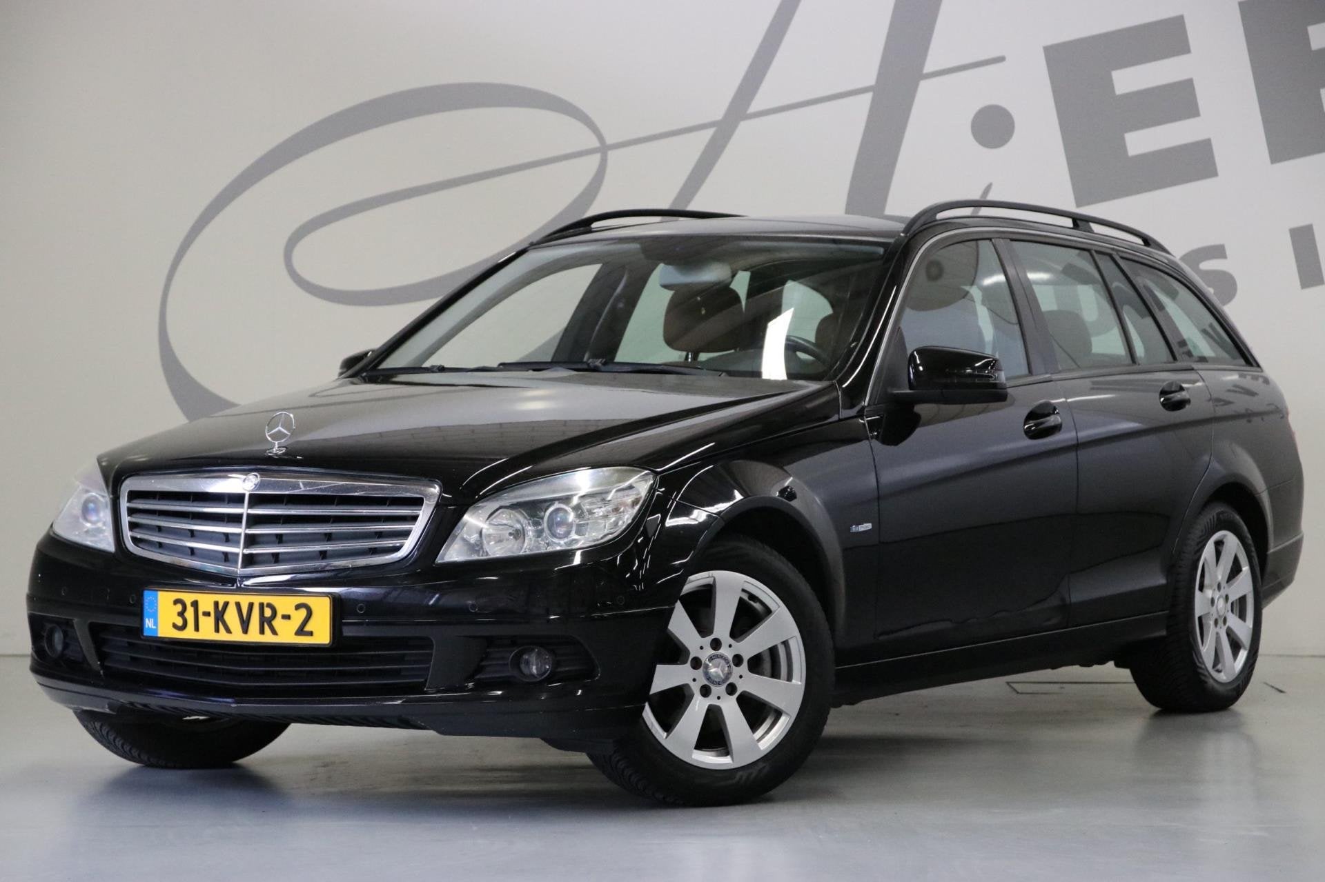 Mercedes-Benz C-klasse Estate 180 K BlueEFFICIENCY Business, Gebruikt, Zwart, Zwart, Handgeschakeld