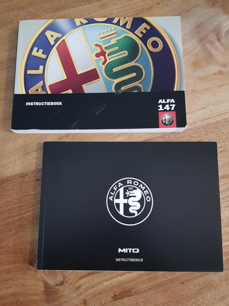 Alfa Romeo Mito & 147 Instructieboekjes (Nieuw), Ophalen of Verzenden