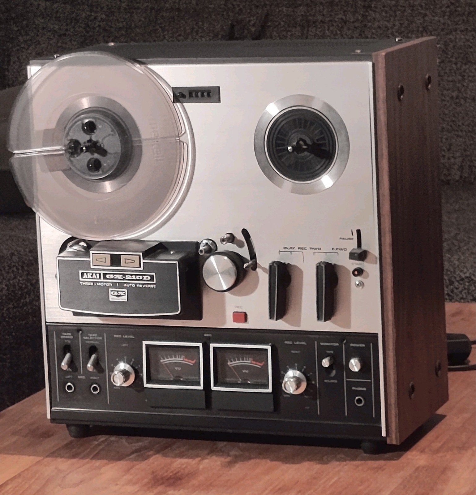 Akai GX-210D, Ophalen, Bandrecorder