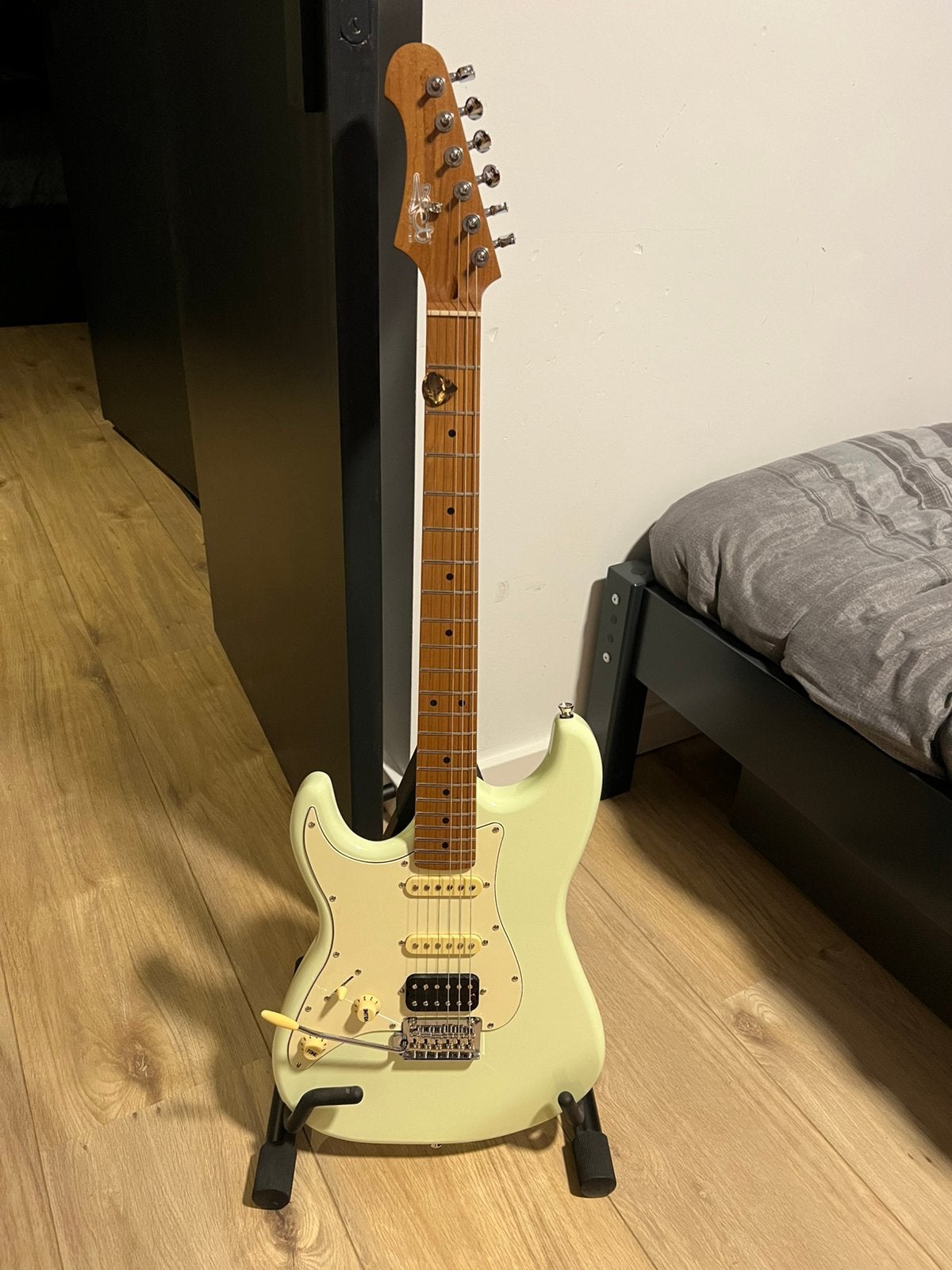 Jet Gitaar JS-300 linkshandig SB Stratocaster elektrisch, Ophalen of Verzenden, Zo goed als nieuw, Solid body, Overige merken