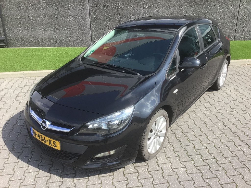 Opel Astra 1.4 Turbo Ecotec 88KW 5D 2014 Zwart Rijklaar, Voorwielaandrijving, Euro 5, Stof, Zwart