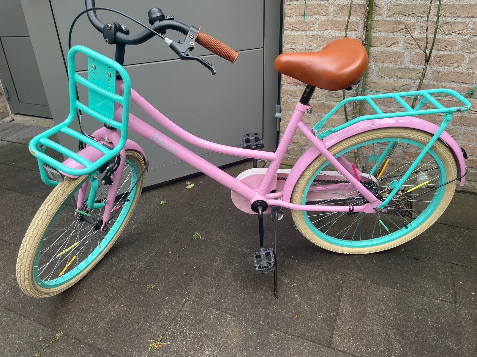 Spirit Diva meisjesfiets 22”, Ophalen, Gebruikt, Terugtraprem, 22 inch