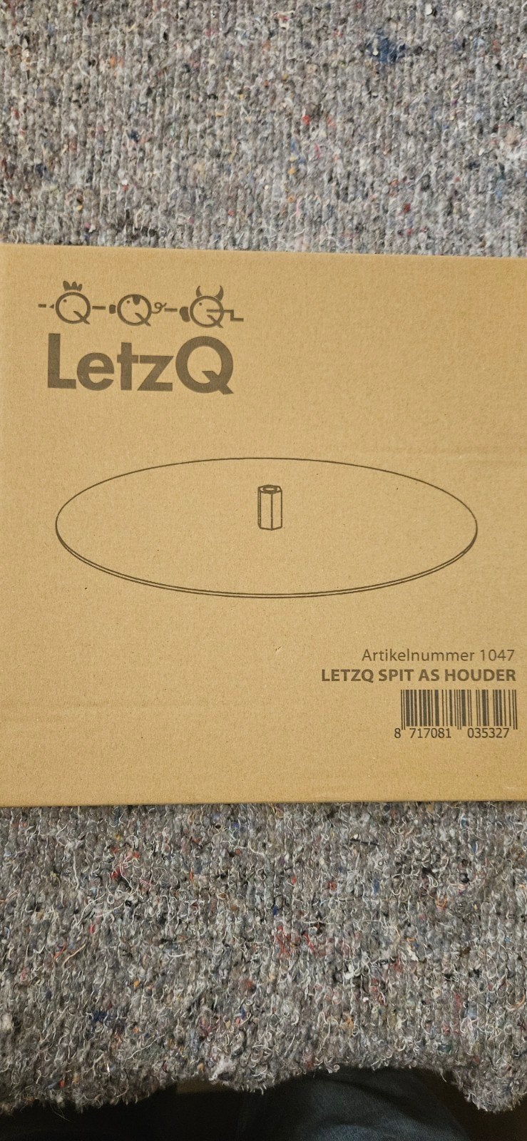 LetzQ Spit As Houder - Nieuw in doos, Ophalen of Verzenden, Nieuw, LetzQ