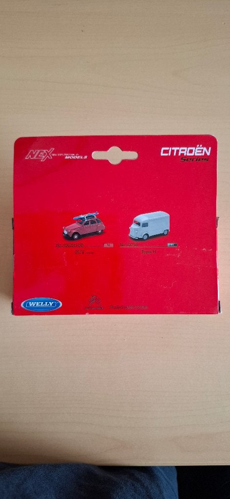 Welly Citroën Type H Bestelbus - Grijs (Nieuw in Doos), Overige merken, Auto, Onbekend, Nieuw