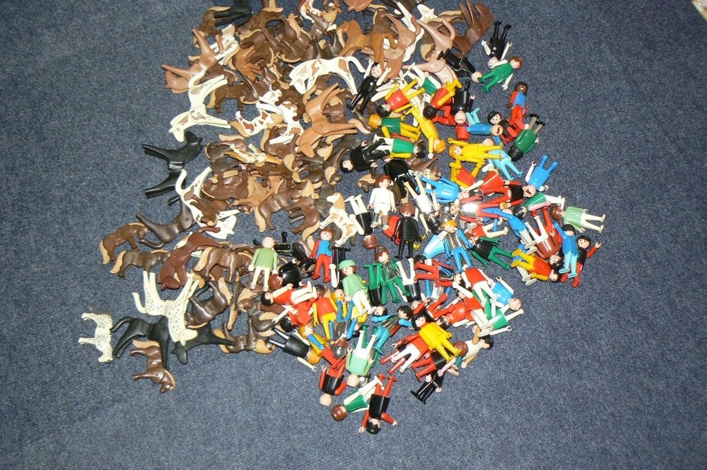 vintage poppetjes en paarden, Ophalen of Verzenden, Gebruikt, Losse onderdelen, Overige typen