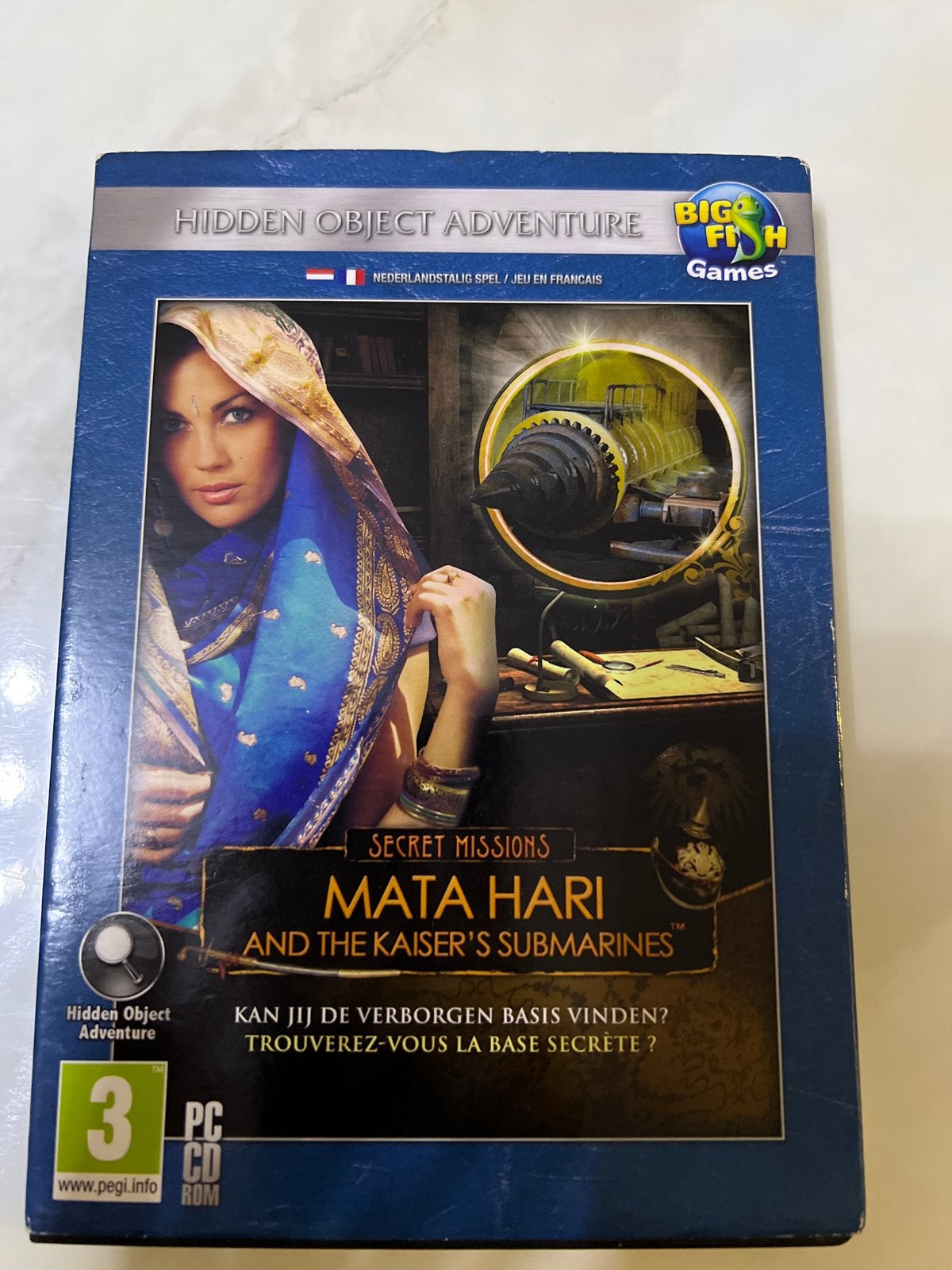 Mata Hari & The Kaiser's Submarines PC CD-ROM, Puzzel en Educatief, Gebruikt, 1 speler, Ophalen of Verzenden
