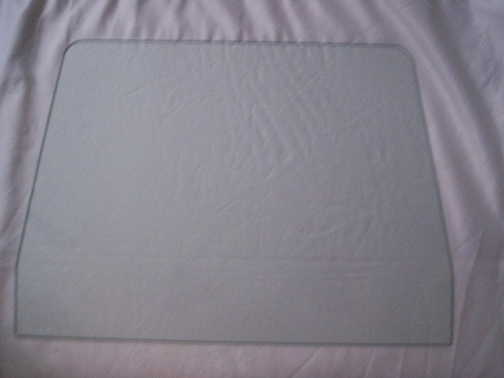 GLASPLAAT 3 mm. blank doorz. trapezium 63 x 43 cm. geslepen, Ophalen, Gebruikt, Minder dan 80 cm, Minder dan 80 cm