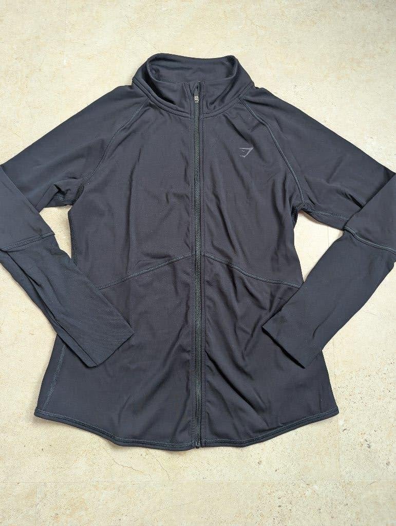 Gymshark sportjack maat M, Maat 38/40 (M), Verzenden, Zwart, Gymshark