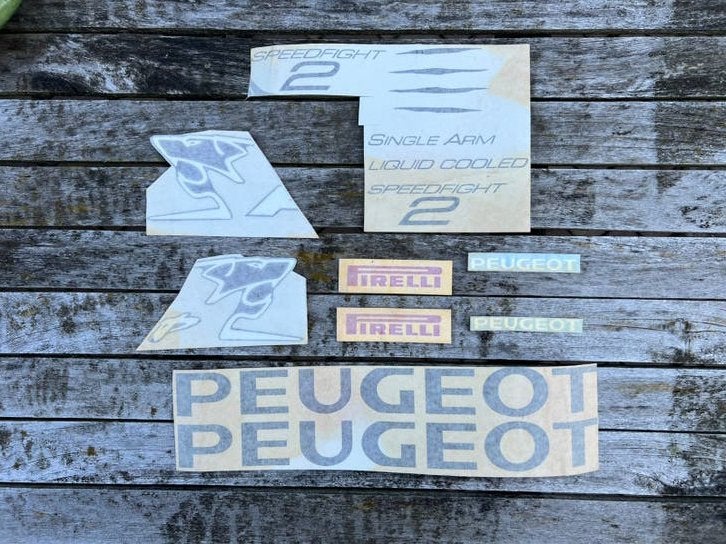 Peugeot Speedfight 2 stickers, Ophalen, Zo goed als nieuw, Overige typen, Peugeot
