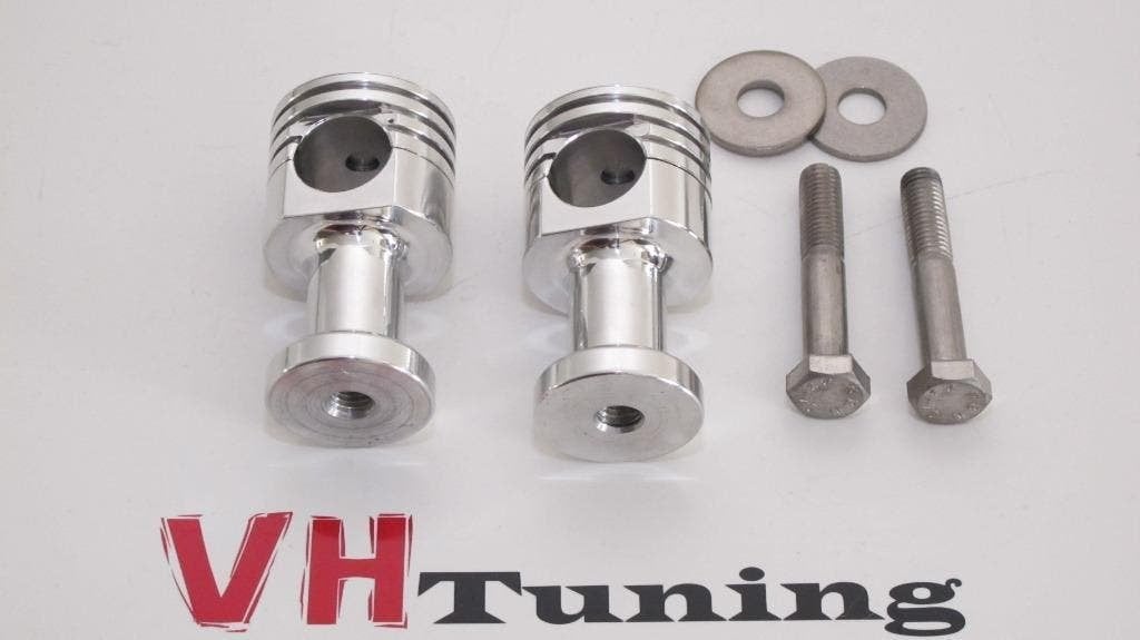 Highwayhawk 6,5CM RVS chroom handlebar riser set, Motoren, Ophalen of Verzenden