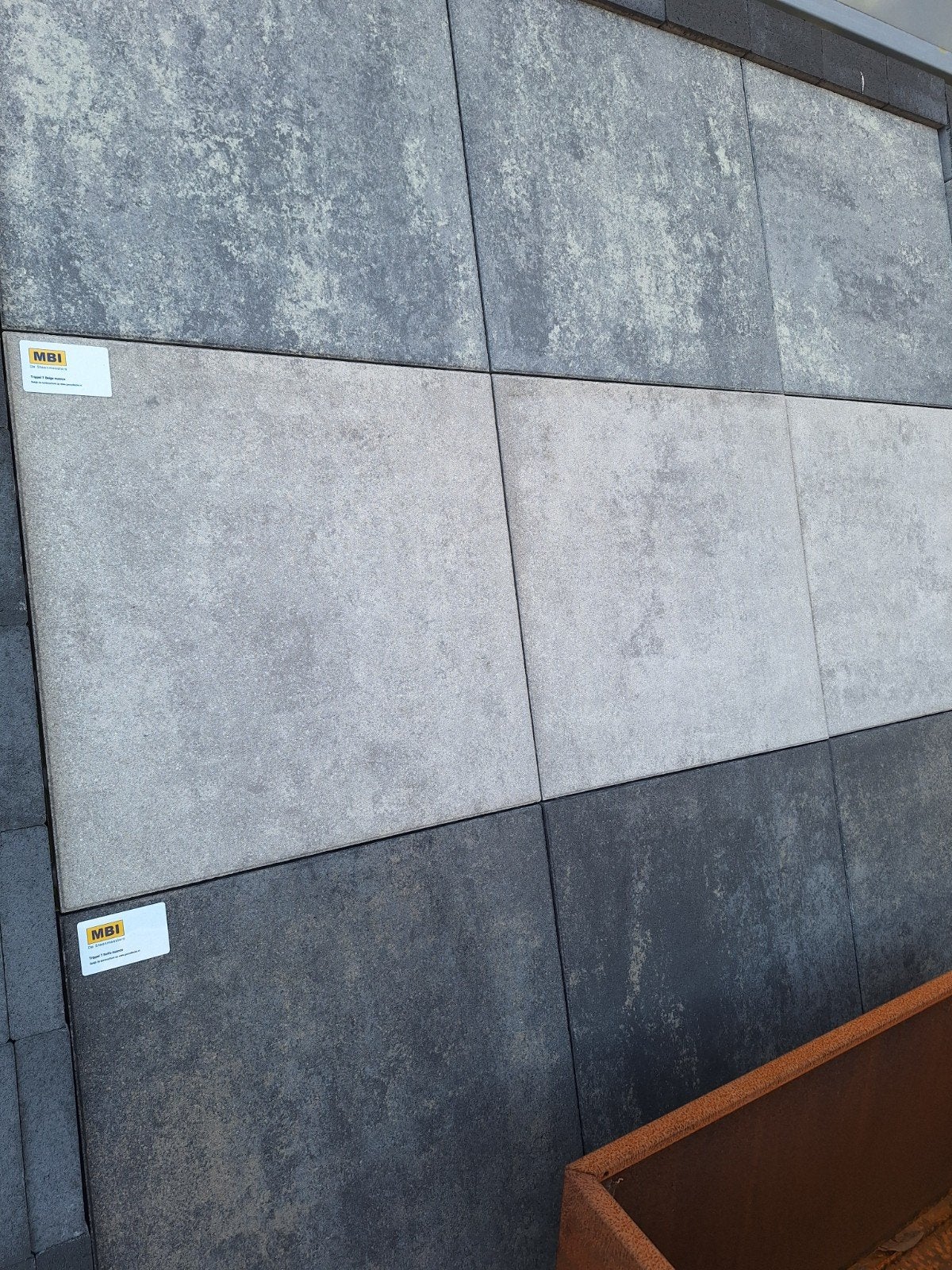 AANBIEDING terrastegels mbi 60x60cm 4cm dik diverse kleuren