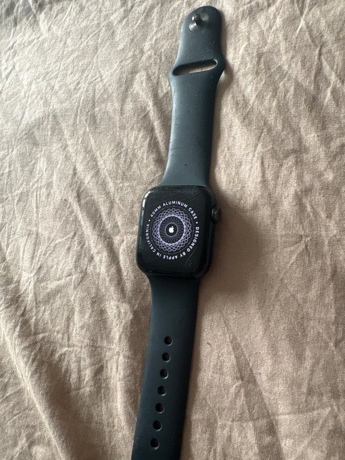Apple Watch 40mm Aluminium Case, Sieraden, Tassen en Uiterlijk, Smartwatches, Ophalen, Gebruikt, Zwart, IOS
