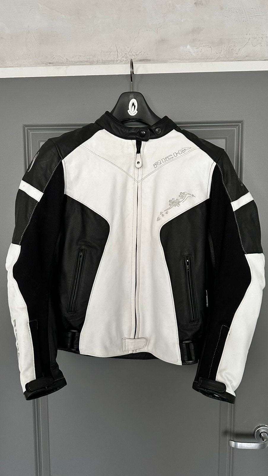 Richa motorjas, Motoren, Ophalen, Tweedehands, Dames, Jas | leer