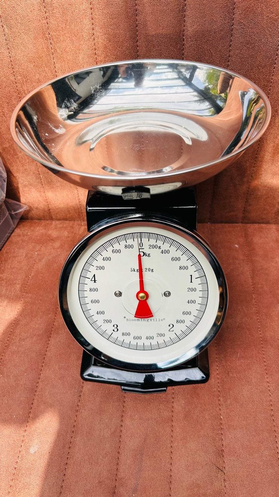 Bloomingville Keukenweegschaal - Zwart/Chroom - 5kg, Ophalen of Verzenden, Zo goed als nieuw