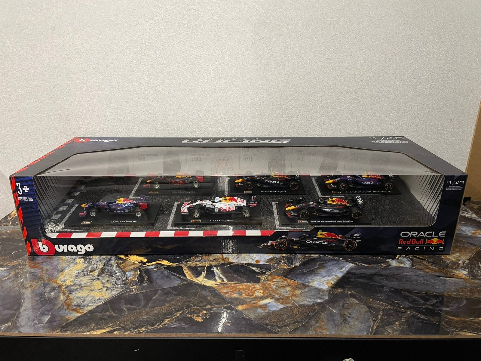 Bburago Red Bull racing schaalmodellen set! Max Verstappen, Ophalen of Verzenden, Nieuw, Formule 1