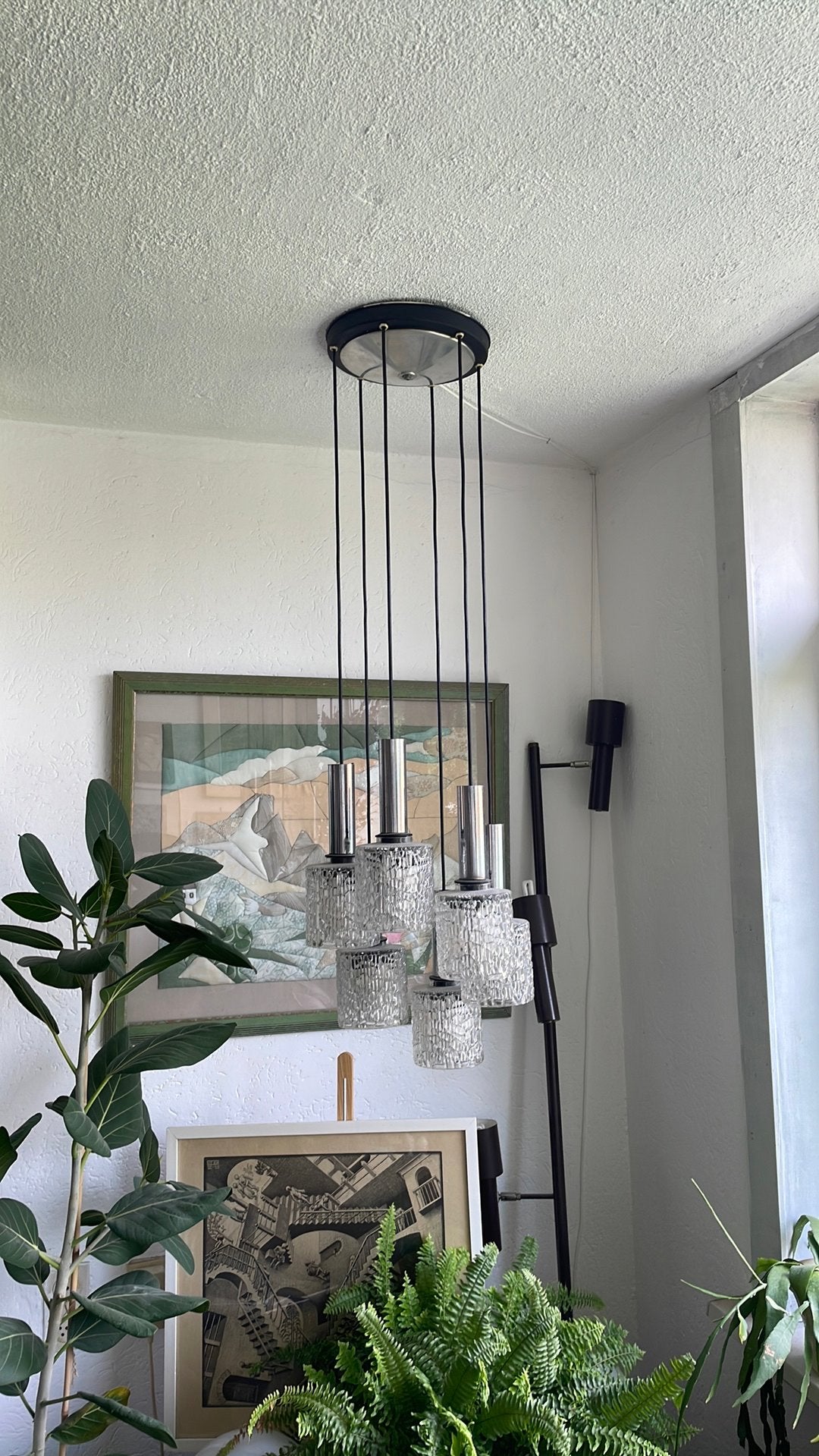 Raak vintage hanglamp, Ophalen, Zo goed als nieuw, Minder dan 50 cm
