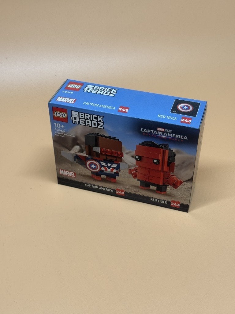 Lego - Brickheadz - 40688 - Captain America Red Hulk, BrickHeadz, Lego, Nieuw, Ophalen of Verzenden
