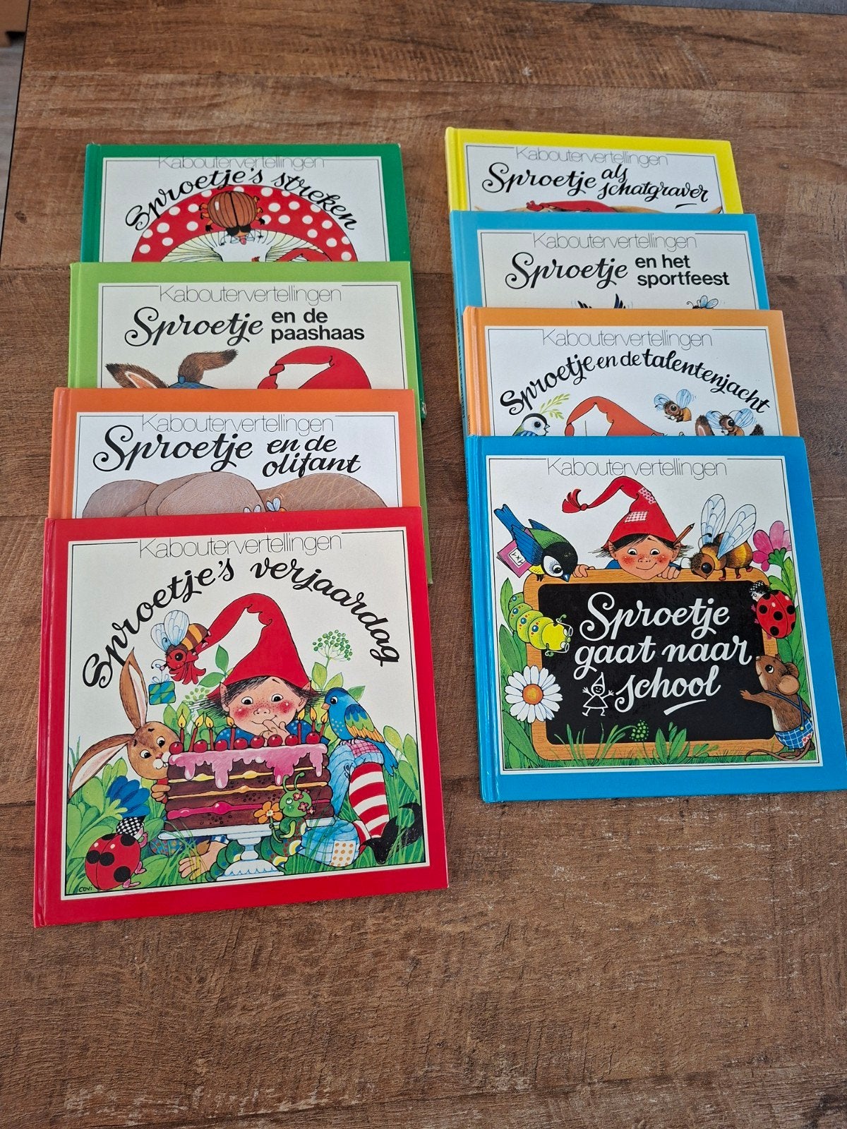 Kaboutervertellingen Sproetje boeken (8 stuks), Ophalen of Verzenden, Zo goed als nieuw, Onbekend, Sprookjes